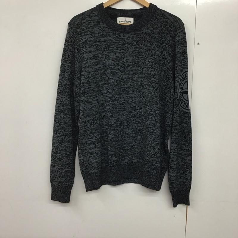 ストーンアイランド STONE ISLAND ニット、セーター 長袖 7215564d7 長袖ニット クルーネックカットソー セーター L ロゴ、文字 マルチカラー / マルチカラー /  メンズ USED 古着 中古 10142093