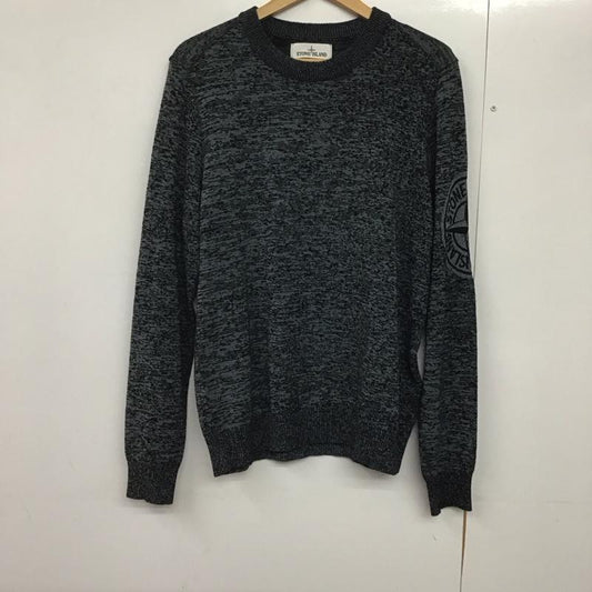 ストーンアイランド STONE ISLAND ニット、セーター 長袖 7215564d7 長袖ニット クルーネックカットソー セーター L ロゴ、文字 マルチカラー / マルチカラー /  メンズ USED 古着 中古 10142093