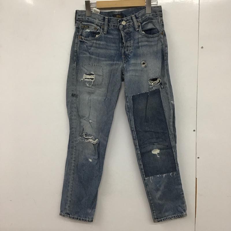 ポロラルフローレン POLO RALPH LAUREN パンツ デニム、ジーンズ 無地 インディゴ / インディゴ /  レディース USED 古着 中古 10131998