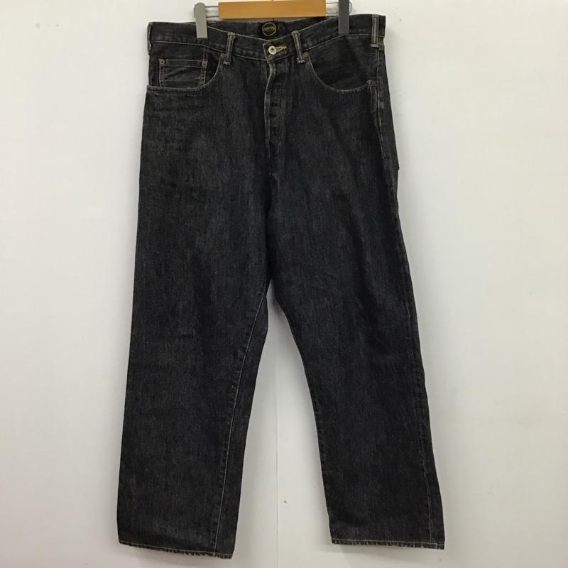 テンダーロイン TENDERLOIN パンツ デニム、ジーンズ デニムパンツ ストレートパンツ ワイドパンツ カジュアルパンツ ジーンズ 36 無地 黒 / ブラック /  メンズ USED 古着 中古 10115127