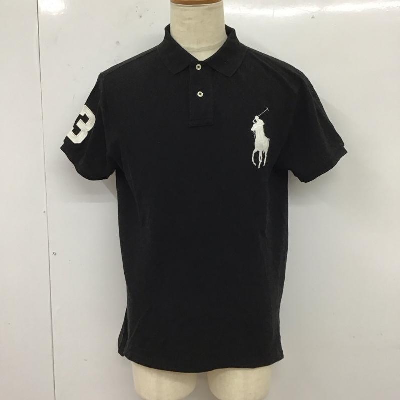 ポロバイラルフローレン Polo by RALPH LAUREN ポロシャツ 半袖 MNBLKNIM1A00074 刺繍 XL ワンポイント 黒 / ブラック /  メンズ USED 古着 中古 10112678