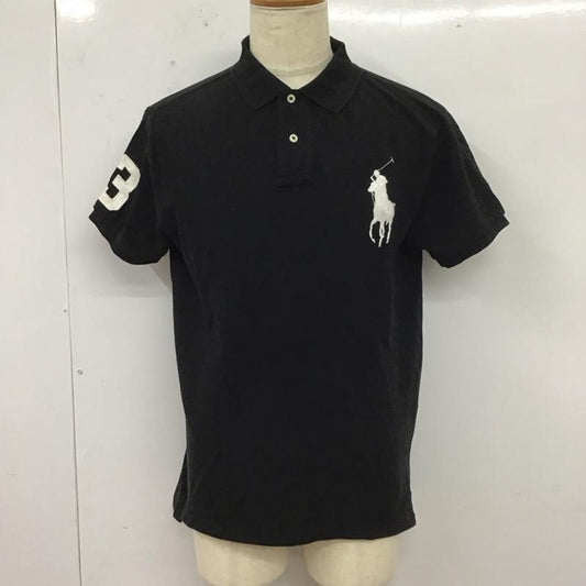 ポロバイラルフローレン Polo by RALPH LAUREN ポロシャツ 半袖 MNBLKNIM1A00074 刺繍 XL ワンポイント 黒 / ブラック /  メンズ USED 古着 中古 10112678