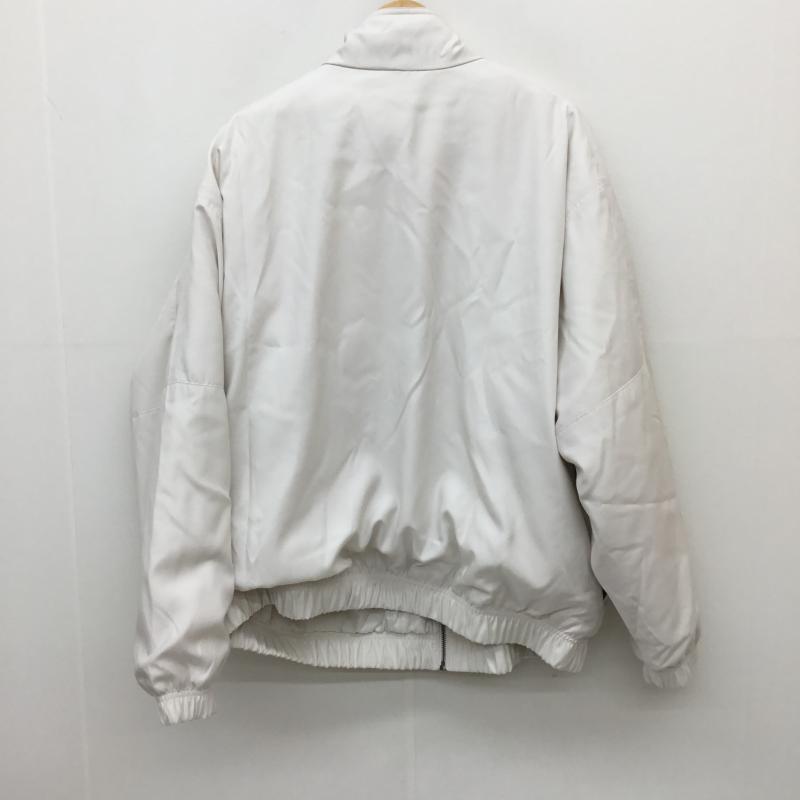 ナイキ NIKE ジャケット、上着 ジャンパー、ブルゾン DN1266-030　Solo Swoosh Satin Bomber Jacket XL ロゴ、文字 白 / ホワイト /  メンズ USED 古着 中古 10119984