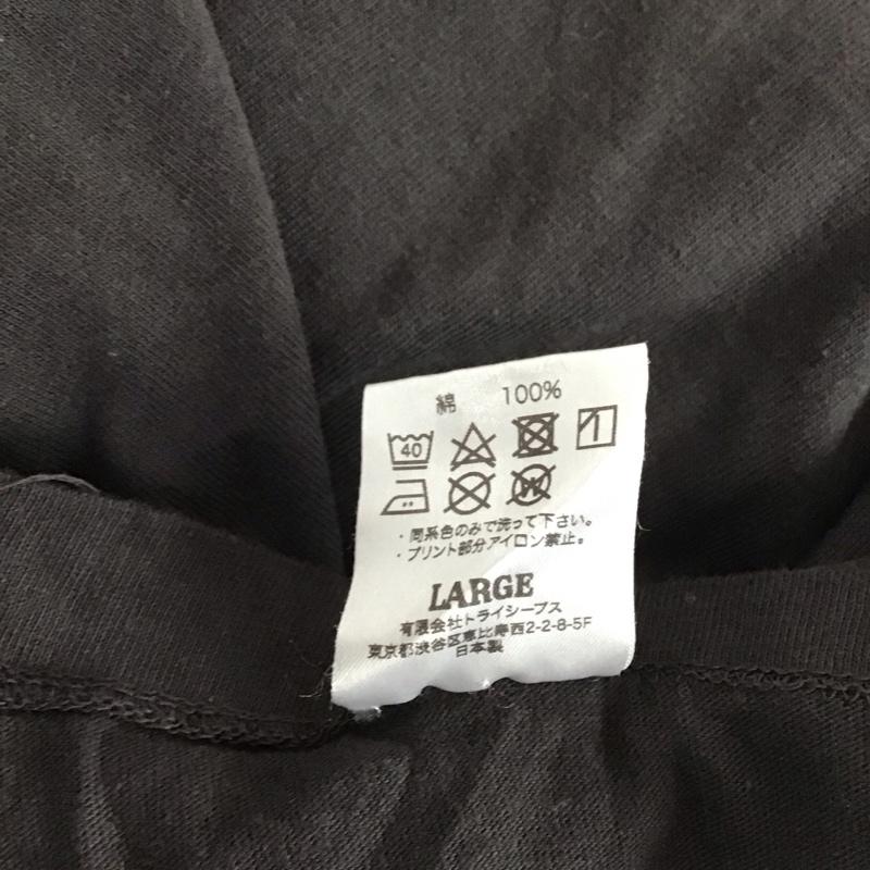 スタンダード カリフォルニア STANDARD CALIFORNIA Tシャツ 半袖 クルーネック バックプリント L ロゴ、文字 黒 / ブラック /  メンズ USED 古着 中古 10123006