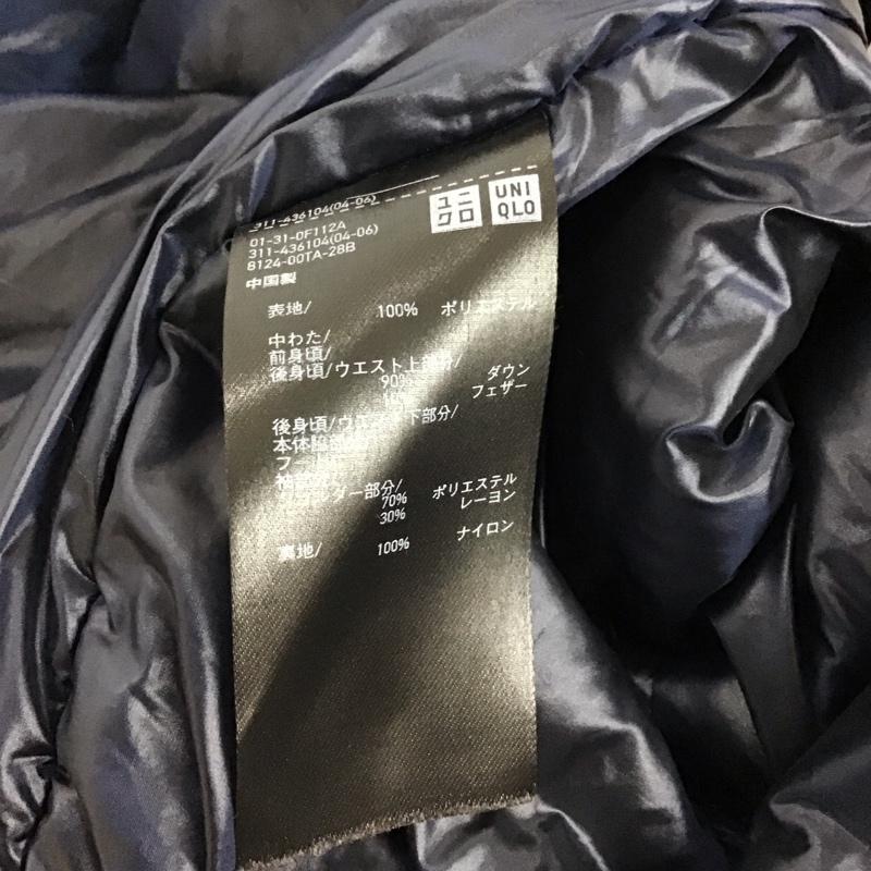 ユニクロ UNIQLO ジャケット、上着 ダウンジャケット 311-436104 ハイブリッドダウンオーバーサイズパーカ L 無地 黒 / ブラック /  メンズ USED 古着 中古 10117129