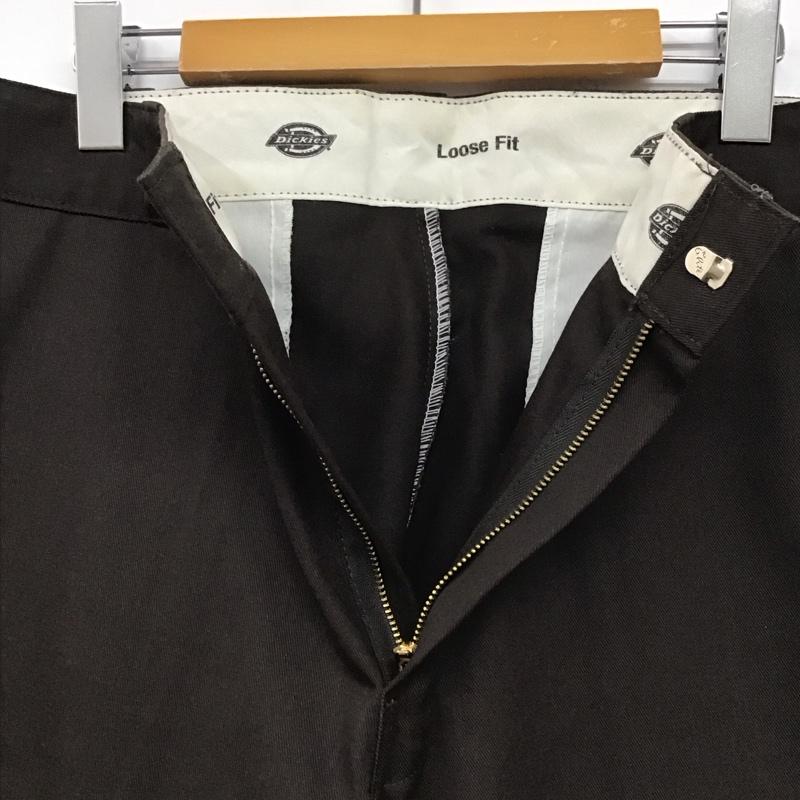 ディッキーズ Dickies パンツ ワークパンツ、ペインターパンツ ワークパンツ ワイドパンツ カジュアルパンツ 34 ロゴ、文字 茶 / ブラウン /  メンズ USED 古着 中古 10144945