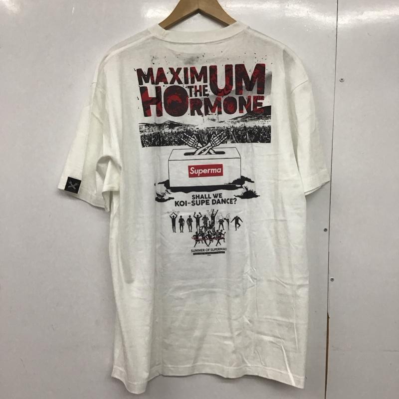 古着 USED Tシャツ 半袖 半袖カットソー プリントTシャツ クルーネックカットソー バンドTシャツ XXL プリント 白 / ホワイト /  メンズ USED 古着 中古 10145722