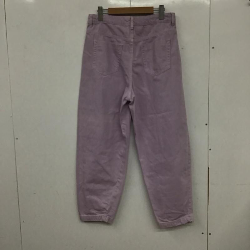ザラ ZARA パンツ デニム、ジーンズ 40 無地 紫 / パープル /  レディース USED 古着 中古 10136818
