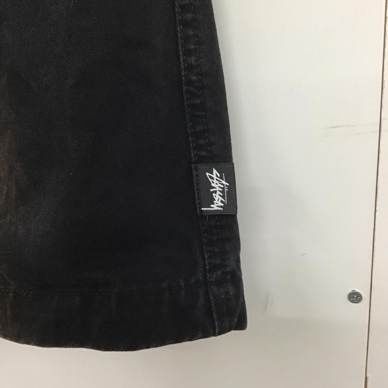 ステューシー STUSSY パンツ ショートパンツ ハーフパンツ ショートパンツ カジュアルパンツ M 無地 黒 / ブラック /  メンズ USED 古着 中古 10139838