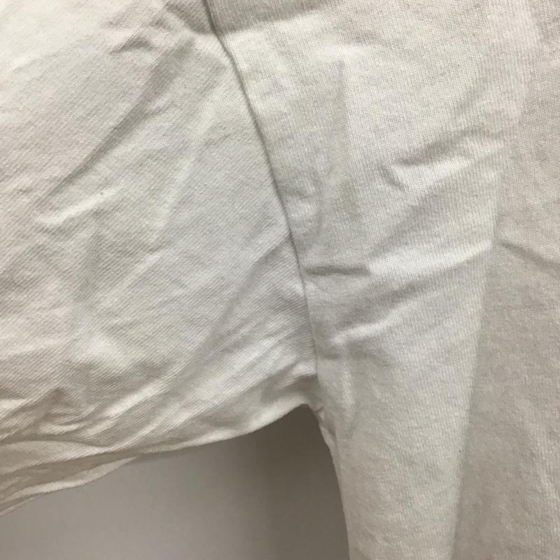 ジュンレッド JUNRed Tシャツ 半袖 半袖カットソー プリントTシャツ クルーネックカットソー L ロゴ、文字 白 / ホワイト /  メンズ USED 古着 中古 10127352