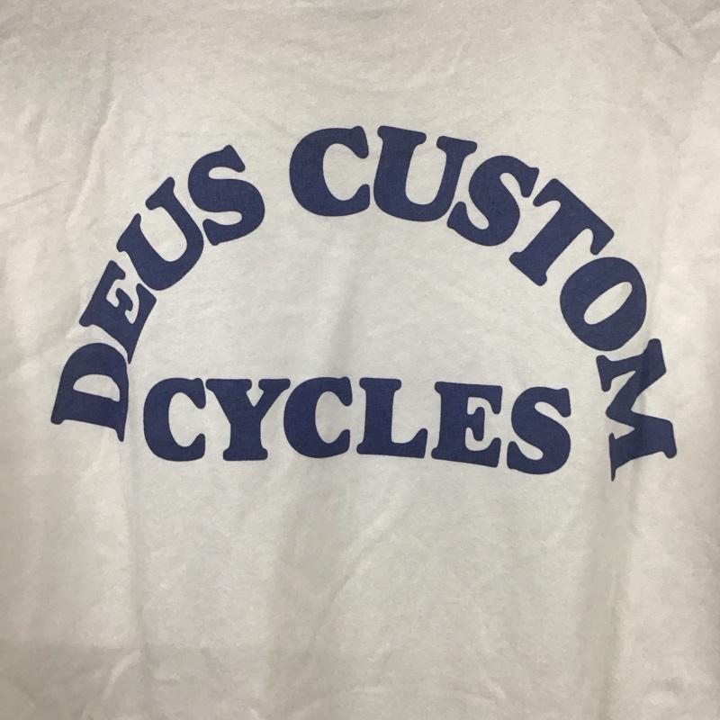 デウスエクスマキナ DEUS EX MACHINA Tシャツ 半袖 dmp2211545b LEMONADETEE 半袖カットソー プリントTシャツ M プリント 白 / ホワイト /  メンズ USED 古着 中古 10130740