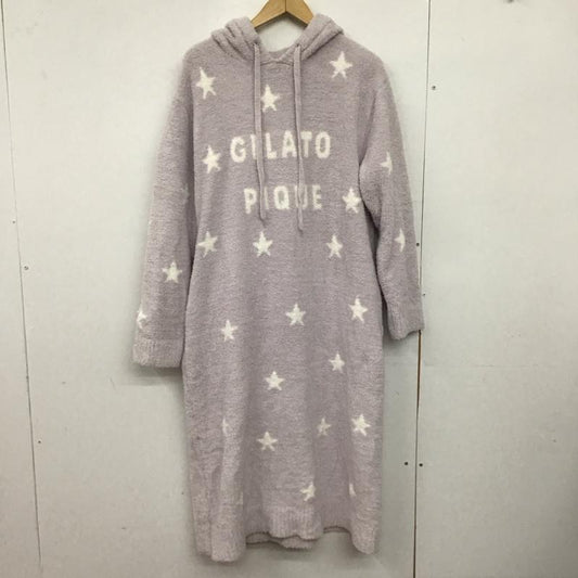 ジェラートピケ gelato pique ワンピース ロングスカート PWN0214077 スタージャガードドレス ONE SIZE ロゴ、文字 紫 / パープル /  レディース USED 古着 中古 10147918