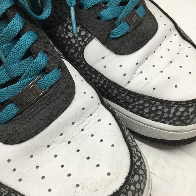 ナイキ NIKE スニーカー スニーカー DH7128-991 AIR FORCE 1 LOW BY YOU 29cm 29.0cm ロゴ、文字 白 / ホワイト / X 黒 / ブラック / X 灰 / グレー / X 水色 / ライトブルー /  メンズ USED 古着 中古 10106191