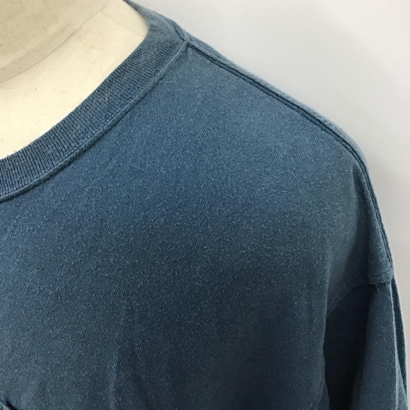 古着 USED Tシャツ 半袖 半袖カットソー プリントTシャツ クルーネックカットソー XXL ロゴ、文字 青 / ブルー /  メンズ USED 古着 中古 10119937