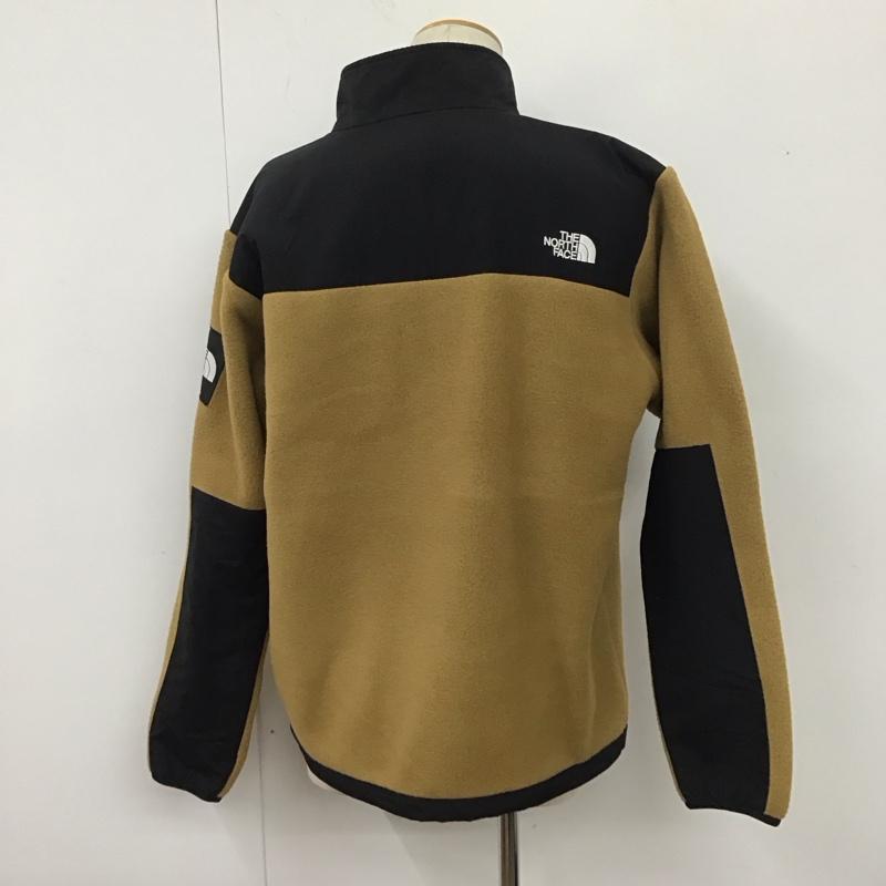 ザノースフェイス THE NORTH FACE ジャケット、上着 ジャンパー、ブルゾン na72051 デナリジャケット フリース ノーステックジップアップ アウトドア XL ロゴ、文字 黒 / ブラック / X ベージュ / ベージュ /  メンズ USED 古着 中古 10108679