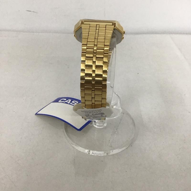 カシオ CASIO 腕時計 デジタル A159WGED-1 スタンダード 無地 金 / ゴールド /  メンズ USED 古着 中古 10144757