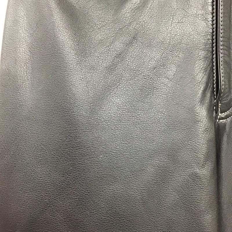 ジャンポールゴルチエ Jean Paul Gaultier パンツ ワークパンツ、ペインターパンツ レザーパンツ ワイドパンツ カジュアルパンツ カウレザーパンツ 48 無地 黒 / ブラック /  メンズ USED 古着 中古 10149759