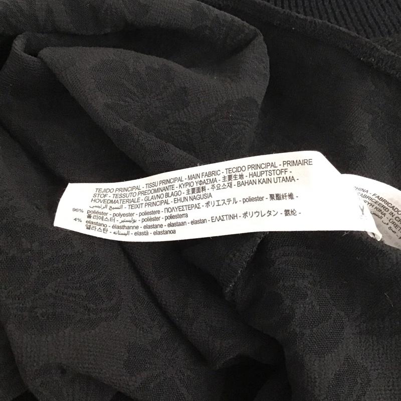 ザラ ZARA チュニック 半袖 S 無地 黒 / ブラック /  レディース USED 古着 中古 10151196
