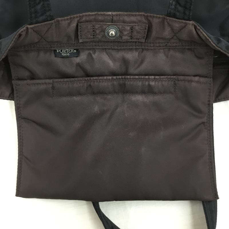ポーター PORTER ハンドバッグ ハンドバッグ CREAM トートバッグ ロゴ、文字 黒 / ブラック /  メンズ USED 古着 中古 10143871