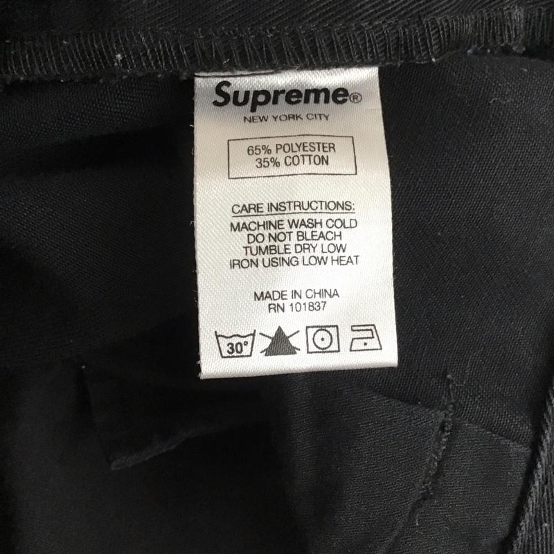 シュプリーム Supreme パンツ ワークパンツ、ペインターパンツ 2019FW WorkPant ワイドパンツ カジュアルパンツ 30インチ 無地 黒 / ブラック /  メンズ USED 古着 中古 10112110