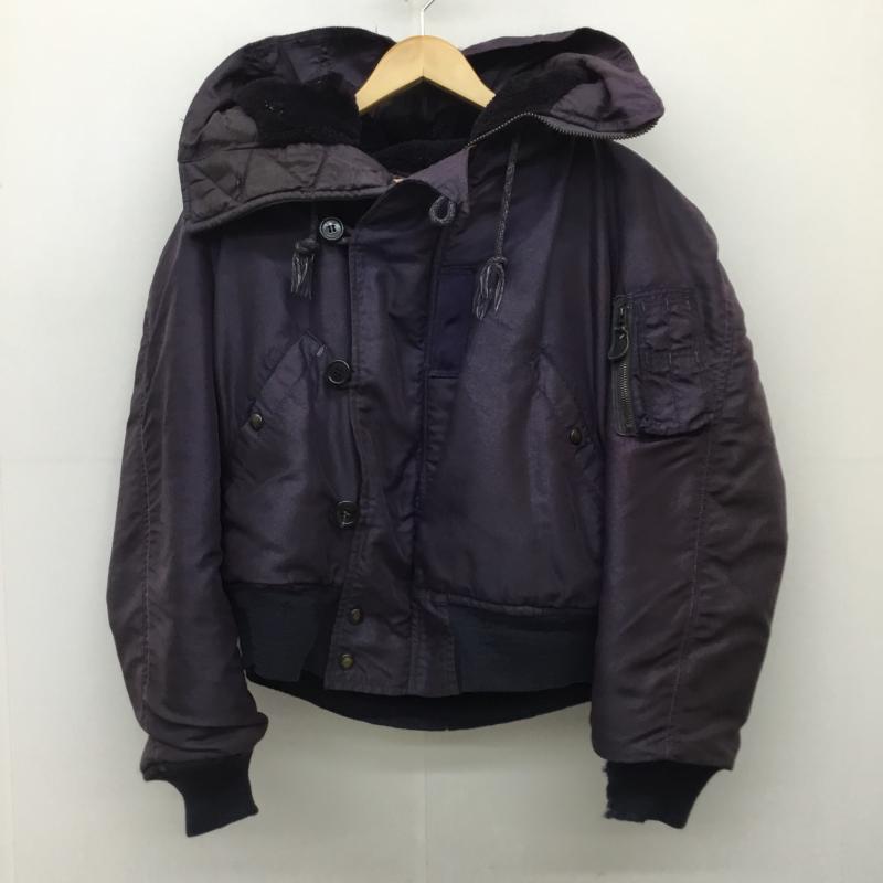 ＵＳフルギ US古着 ジャケット、上着 フライトジャケット N-2A FLYING HEAVY ATTACHED HOOD M 無地 紫 / パープル /  メンズ USED 古着 中古 10139998