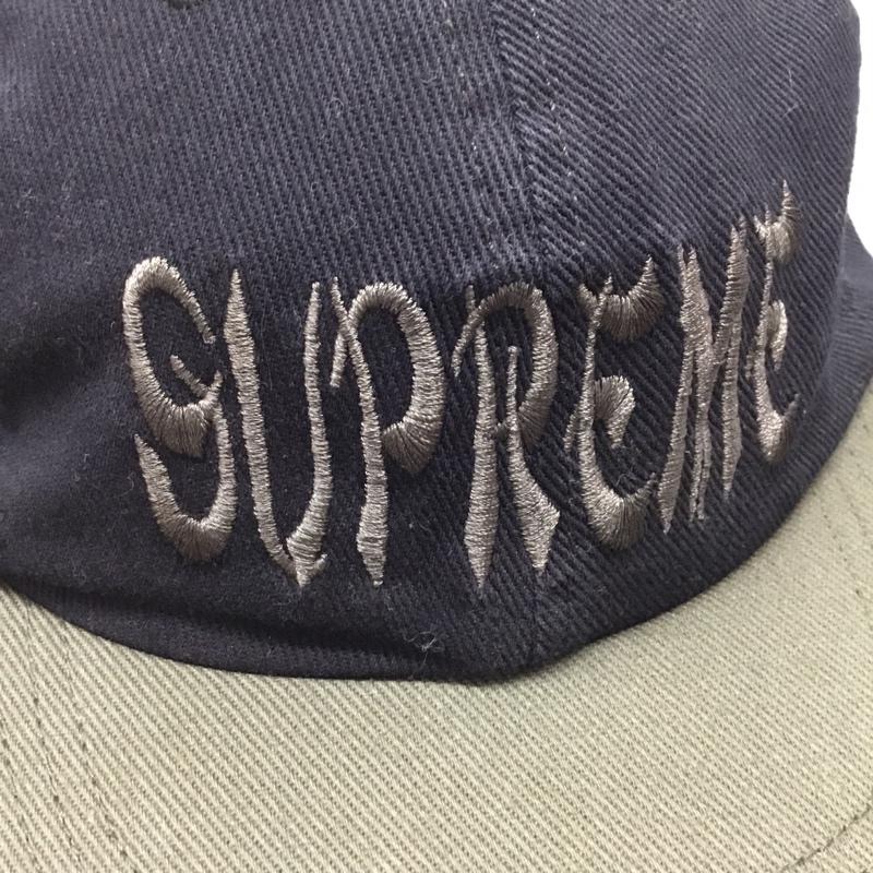 シュプリーム Supreme 帽子 キャップ Shaol in 6Panel 18AW ロゴ、文字 黒 / ブラック / X カーキ / カーキ /  メンズ USED 古着 中古 10114737