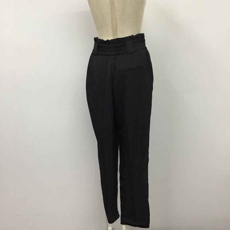 ザラ ZARA ボトムス ボトムス 9929 025 800 イージーパンツ S 無地 黒 / ブラック /  レディース USED 古着 中古 10116214