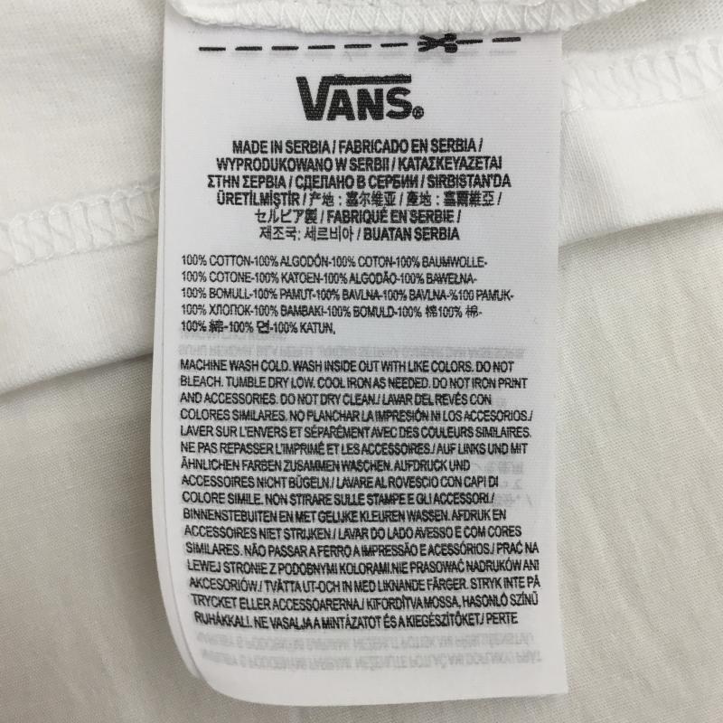 バンズ VANS Tシャツ 半袖 VN0A5E81WHT1 XL ロゴ、文字 白 / ホワイト /  メンズ USED 古着 中古 10134790