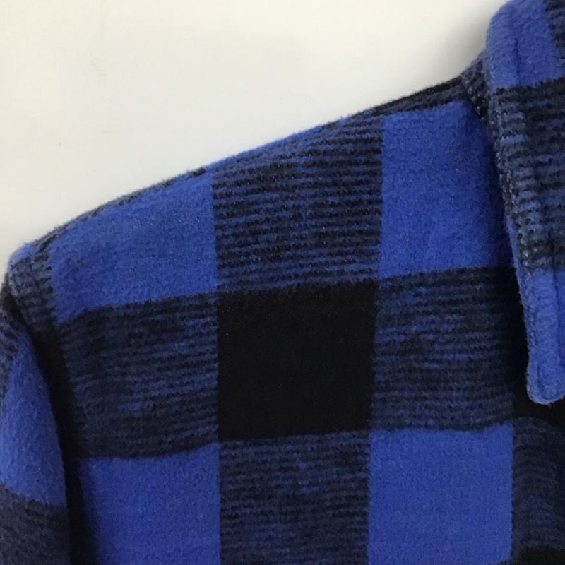 古着 USED シャツ、ブラウス 長袖 長袖シャツ チェックシャツ カラーシャツ M チェック 青 / ブルー /  メンズ USED 古着 中古 10147596