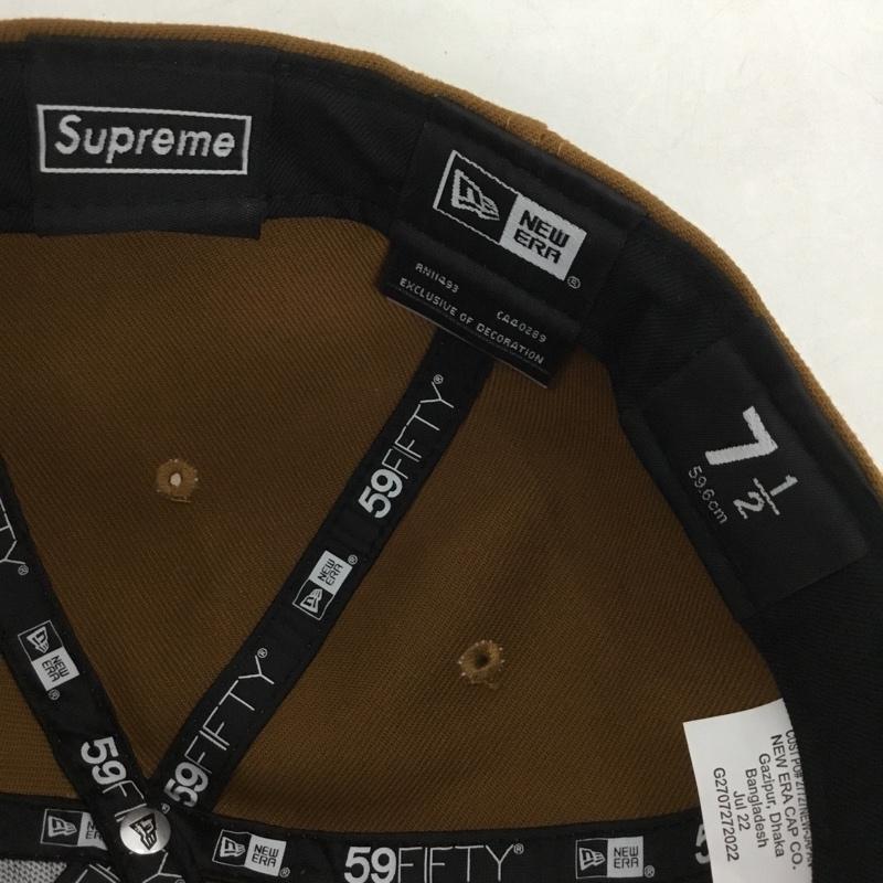シュプリーム Supreme 帽子 キャップ Money Box Logo New Era 22FW 22AW ロゴ、文字 茶 / ブラウン /  メンズ USED 古着 中古 10147139
