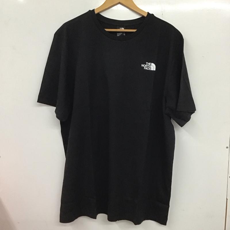 ザノースフェイス THE NORTH FACE Tシャツ 半袖 NF0A87NPJK3 XL ロゴ、文字 X プリント 黒 / ブラック / X 赤 / レッド /  メンズ USED 古着 中古 10132529