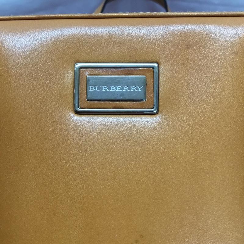 バーバリー BURBERRY トートバッグ トートバッグ スクエア ロゴ、文字 茶 / ブラウン /  レディース USED 古着 中古 10108892