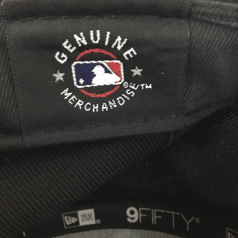 ニューエラ NEW ERA 帽子 キャップ LA ロサンゼルス ドジャース メジャーリーグ 9FIFTY ロゴ、文字 黒 / ブラック /  メンズ USED 古着 中古 10128824
