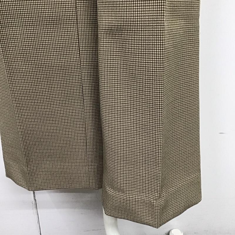 ニコアンド niko and... ボトムス ボトムス S201IK44SM センタープレスパンツ ストレートパンツ 3 チェック ベージュ / ベージュ / X 黒 / ブラック / X 茶 / ブラウン /  レディース USED 古着 中古 10121545