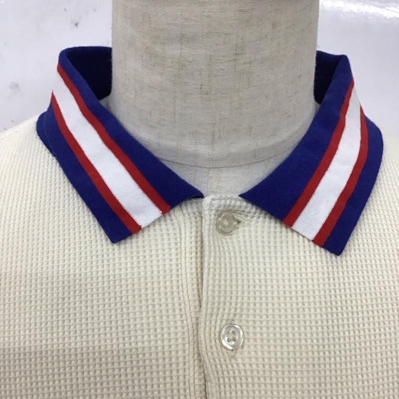 シュプリーム Supreme ポロシャツ 長袖 23AW ThermalL/SPolo サーマルポロシャツ 長袖ポロシャツ L ロゴ、文字 アイボリー / アイボリー /  メンズ USED 古着 中古 10115933