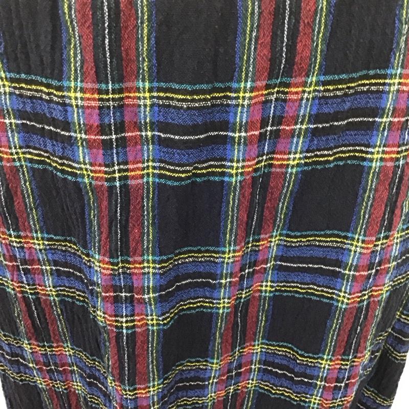 ザラ ZARA スカート ロングスカート L チェック マルチカラー / マルチカラー /  レディース USED 古着 中古 10107583