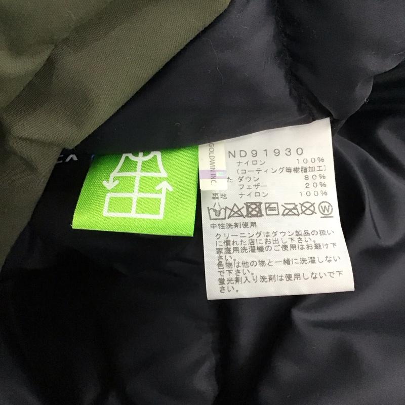 ザノースフェイス THE NORTH FACE ジャケット、上着 ダウンジャケット ND91930 マウンテンダウンジャケット S ロゴ、文字 カーキ / カーキ / X 黒 / ブラック /  メンズ USED 古着 中古 10123291