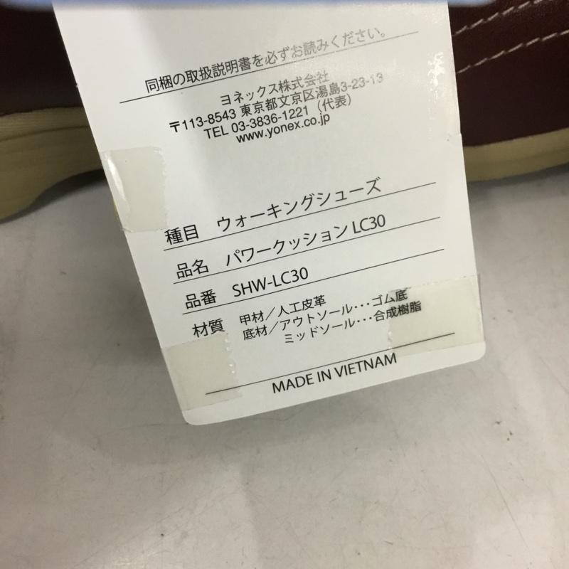 ヨネックス YONEX スニーカー スニーカー SHW-LC30 パワークッション 23cm ウォーキングシューズ 箱有 23.0cm ロゴ、文字 ボルドー / ボルドー /  レディース USED 古着 中古 10147937