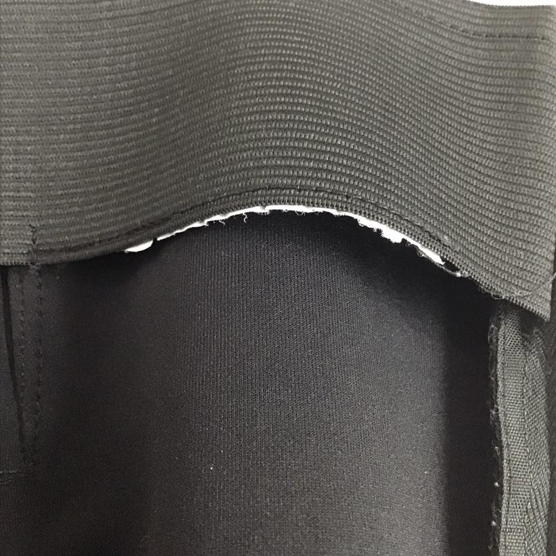 ザラベーシック ZARA BASIC ボトムス ボトムス カジュアルパンツ スリムパンツ ジップアップパンツ ストレッチパンツ S 無地 黒 / ブラック /  レディース USED 古着 中古 10110447