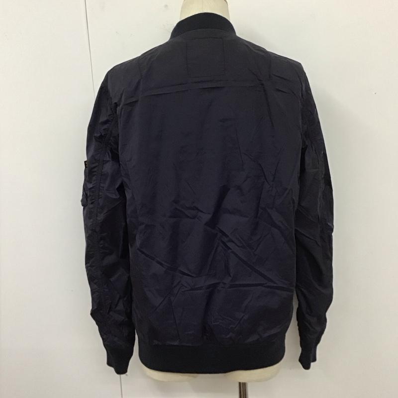 アルファインダストリー Alpha Industries ジャケット、上着 ジャンパー、ブルゾン ジップアップジャケット ジャンパー アウター ナイロンジャケット XL 無地 紺 / ネイビー /  メンズ USED 古着 中古 10111661