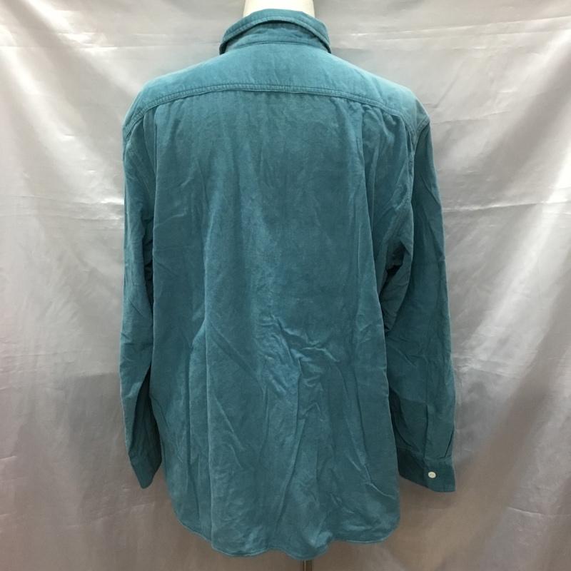 リーバイス Levi s シャツ、ブラウス 長袖 ワークシャツ コーデュロイ L 無地 水色 / ライトブルー /  メンズ USED 古着 中古 10119838