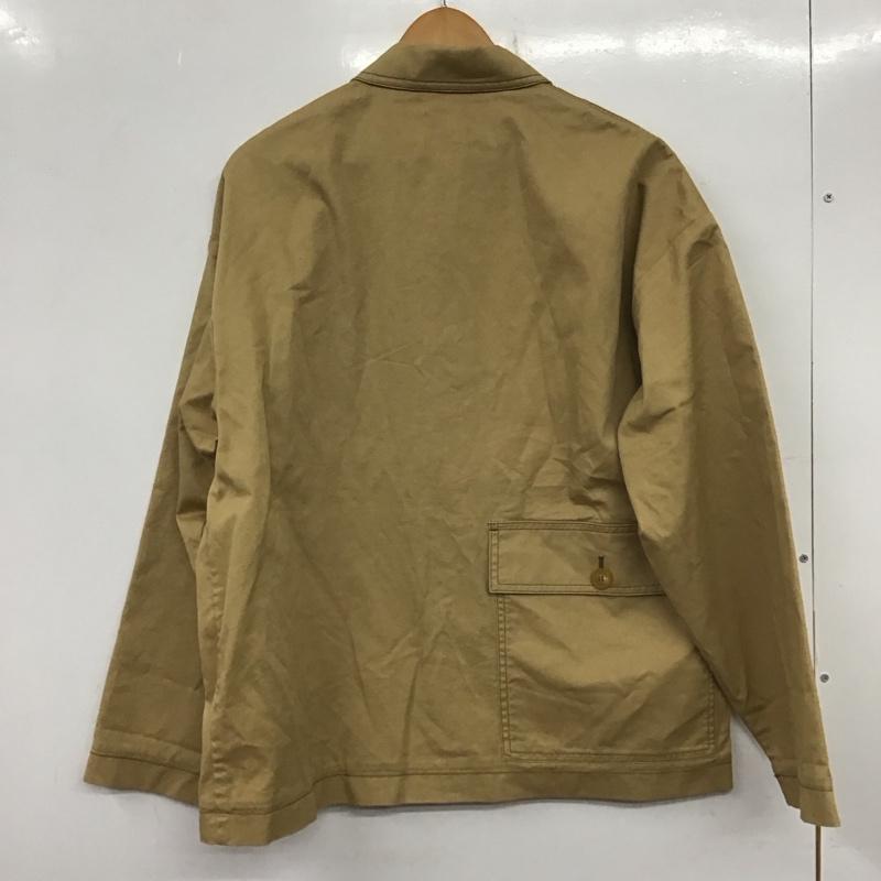ユニクロ UNIQLO ジャケット、上着 ジャケット、ブレザー 311-449587 オーバーサイズユーティリティジャケット カジュアルジャケット M 無地 ベージュ / ベージュ /  メンズ USED 古着 中古 10138968