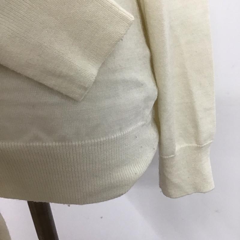 レイビームス Ray BEAMS カットソー 長袖 長袖カットソー Vネックカットソー ロングスリーブカットソー M 無地 白 / ホワイト /  メンズ USED 古着 中古 10117399