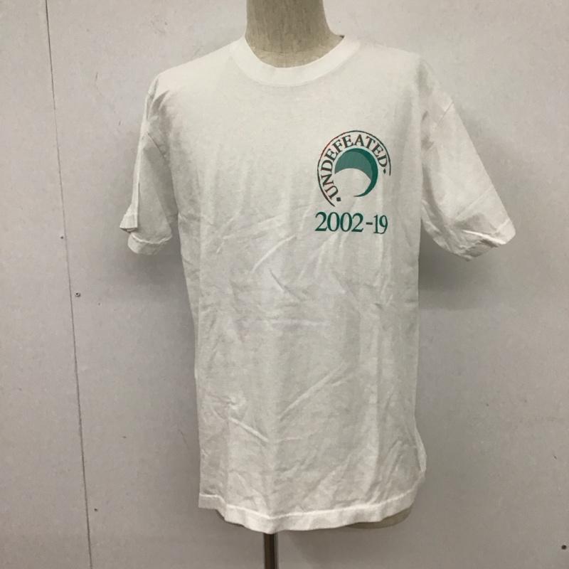 アンディフィーテッド UNDEFEATED Tシャツ 半袖 M プリント 白 / ホワイト /  メンズ USED 古着 中古 10106540