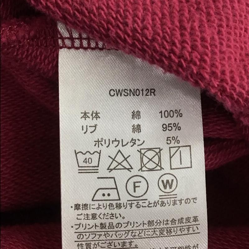 チャンピオン Champion トレーナー 長袖 CWSN012R スウェット M ワンポイント ボルドー / ボルドー /  レディース USED 古着 中古 10109604