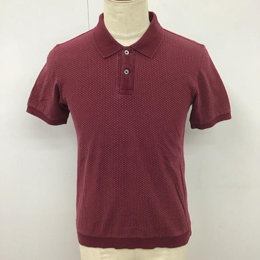 ワコマリア WACKO MARIA ポロシャツ 半袖 半袖ポロシャツ カラーシャツ 半袖カットソー M ドット えんじ / ワインレッド /  メンズ USED 古着 中古 10113111