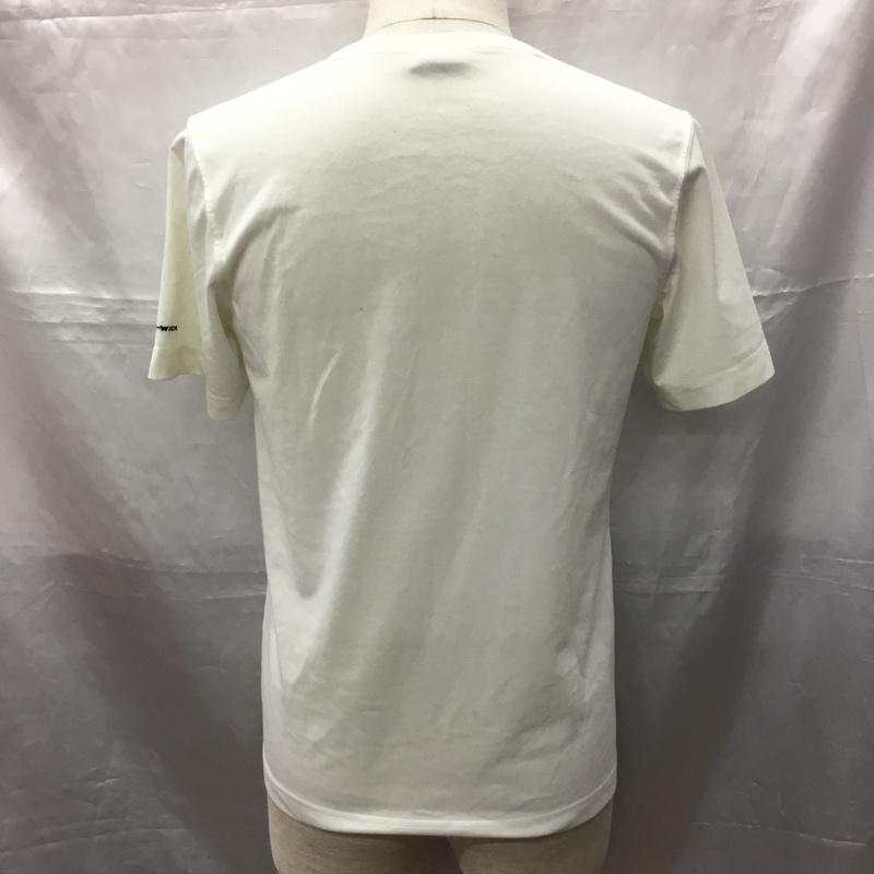 コロンビア Columbia Tシャツ 半袖 半袖カットソー プリントTシャツ クルーネックカットソー S ロゴ、文字 白 / ホワイト /  メンズ USED 古着 中古 10114096