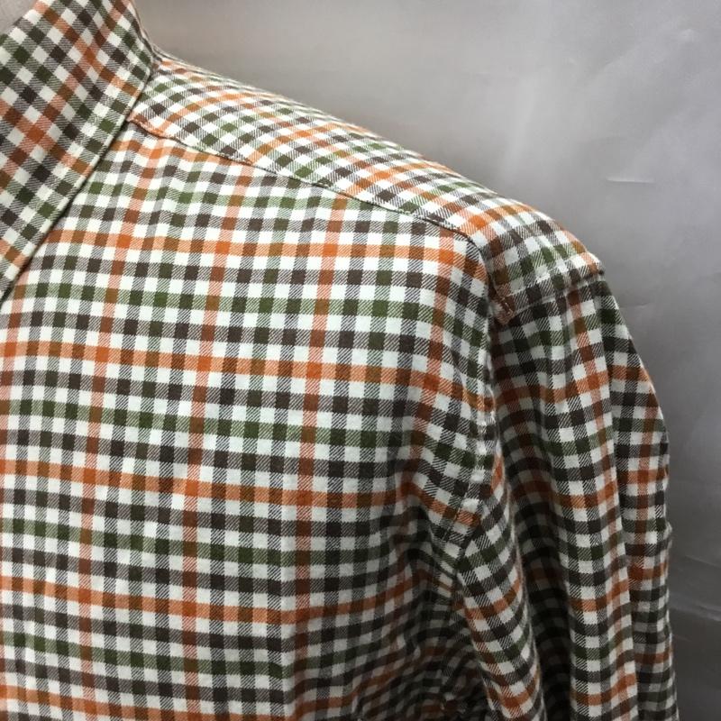 エディーバウアー Eddie Bauer シャツ、ブラウス 長袖 ボタンダウン 胸ポケット チェック S ワンポイント マルチカラー / マルチカラー /  メンズ USED 古着 中古 10116102