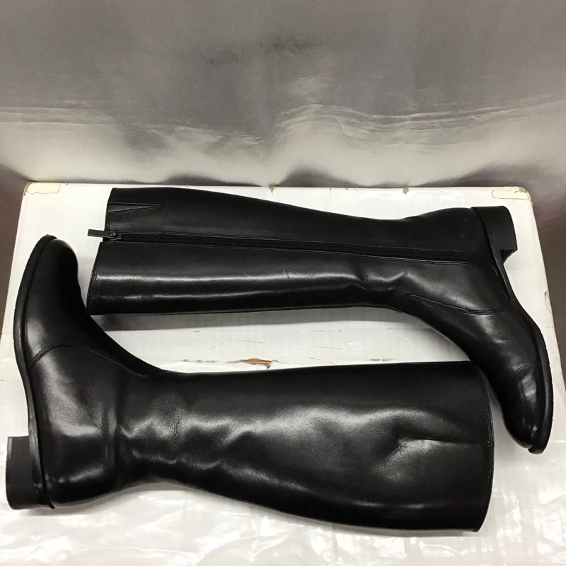 リーガル REGAL ブーツ ロングブーツ SK4FF79D サイドファスナー 34 箱有 無地 黒 / ブラック /  レディース USED 古着 中古 10121053