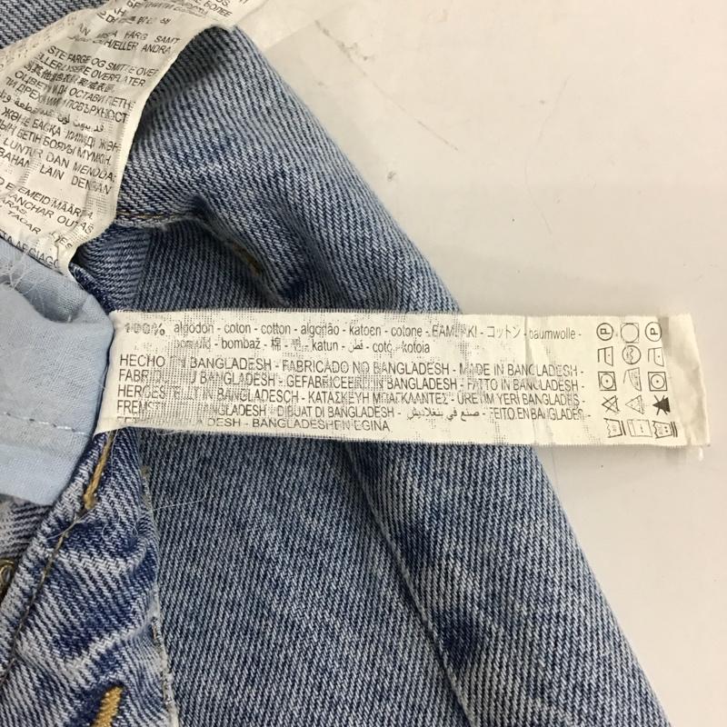 ザラ ZARA パンツ デニム、ジーンズ 36 無地 水色 / ライトブルー /  レディース USED 古着 中古 10130992